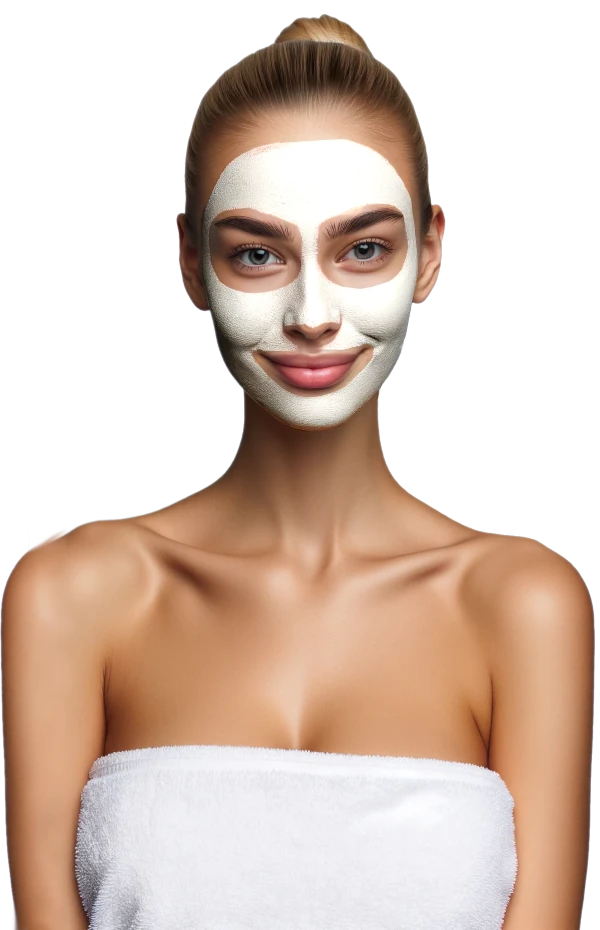 skincare facial mask concept